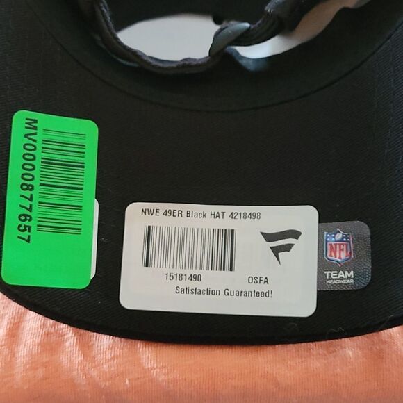 SF FOOTBALL CAP ONE SIZE - Picture 2 of 3